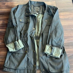 J Crew Relaxed Boyfriend hunter green jacket Like New